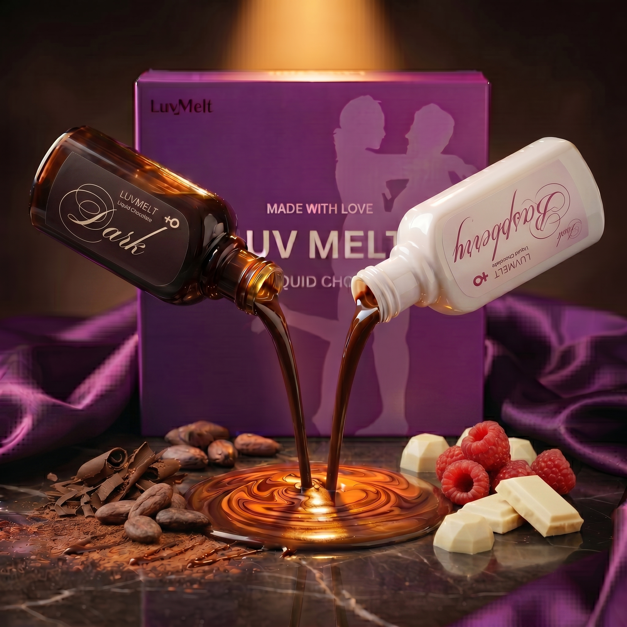 The Classic Couple - Plain Dark × Dark Raspberry