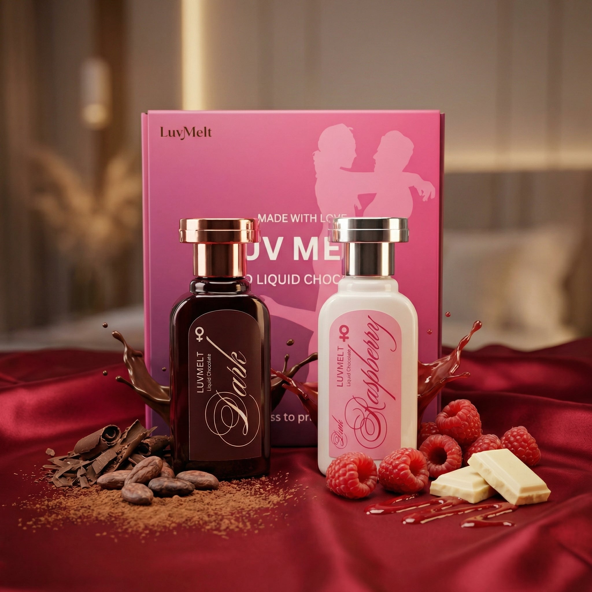 The Classic Couple - Plain Dark × Dark Raspberry
